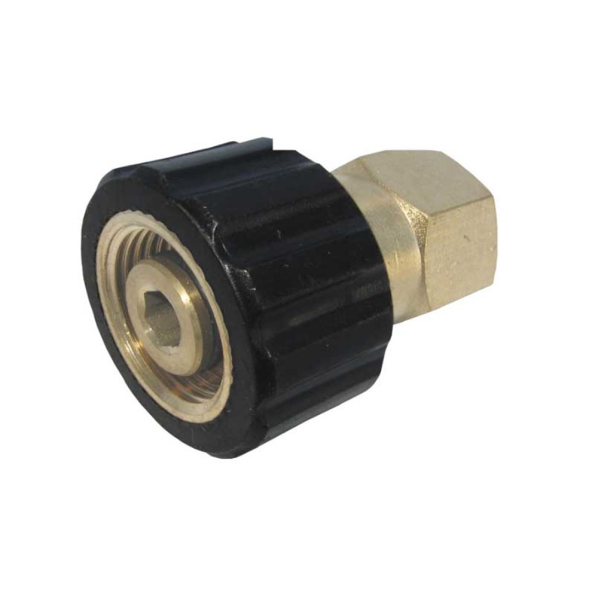 Item Raccord de connecteur femelle fileté M22 haute pression, avec filetage femelle 3/8 pouce