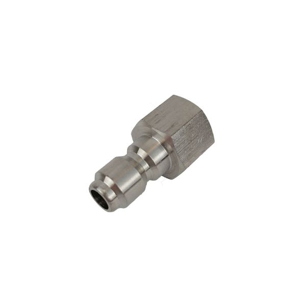 Item Raccord rapide mâle 1/4" en acier inoxydable haute pression, avec filetage mâle 1/4"