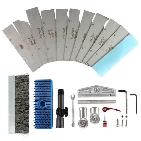 Item Kit Skyscraper tête double + 11 lames + brosses