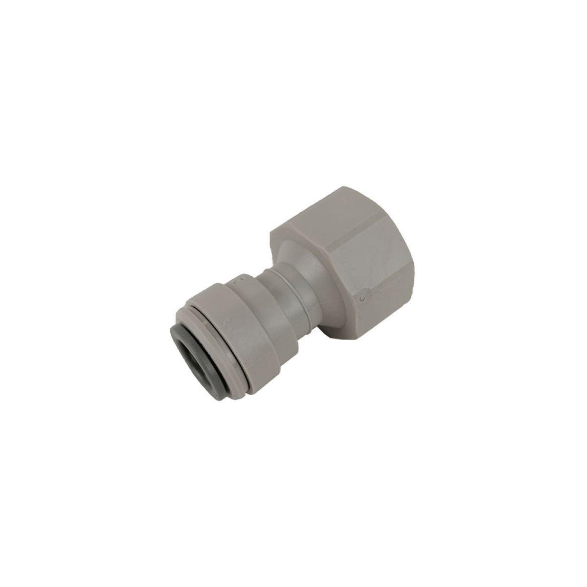 Adaptateur femelle à extrémité plate 3/8 Push Fit – 1/2 BSP