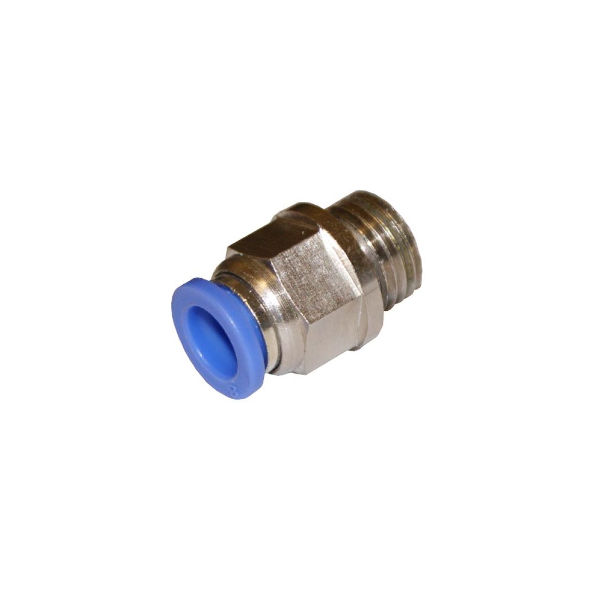 Item Adaptateur mâle 8 mm Push Fit – 1/4 BSP en laiton nickelé