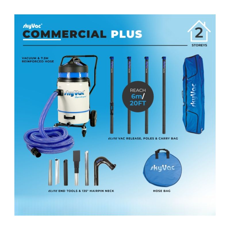 skyVac® Commercial 75 Plus / sections à pinces Elite