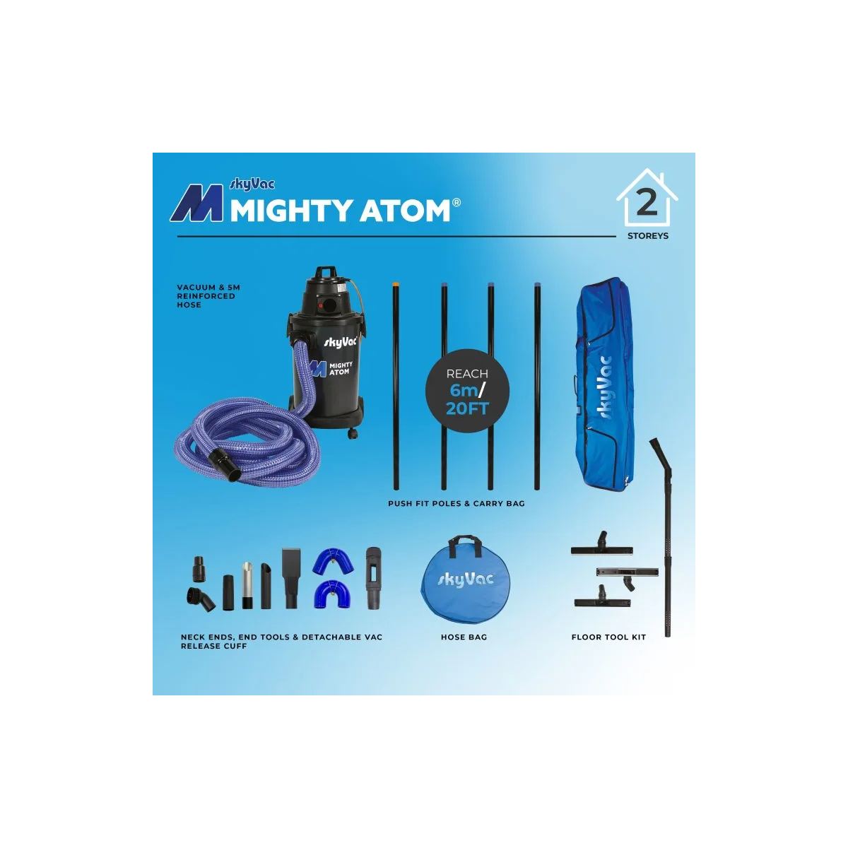 Item SkyVac® Mighty Atom / section à emboitement