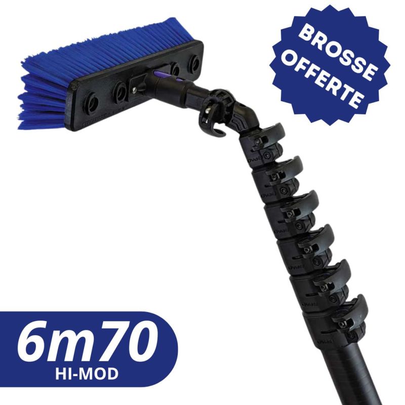 Streamline® OVA8® Perche télescopique en fibre de carbone