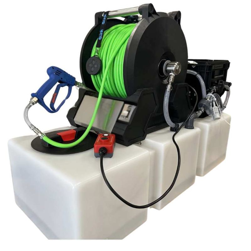 système pulvérisation 125L, enrouleur manuel, télécommande contrôle
