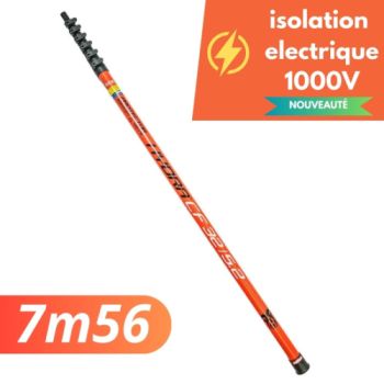 Perche télescopique en fibre de carbone Hydra CF 28/5.2