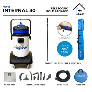 skyVac® Internal 30 kit 12m sections d'aspiration à emboittement